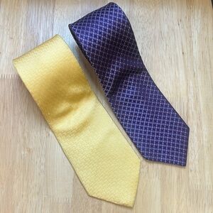 BUNDLE of 2 Men’s Silk Ties Nordstrom and Umbria Italian